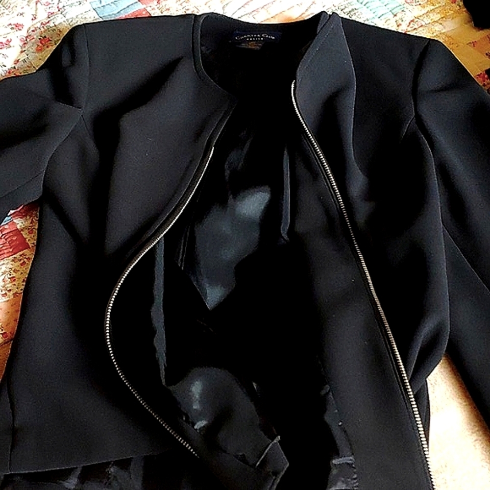 Edgy-Classic Zippered Charter Club Jacket